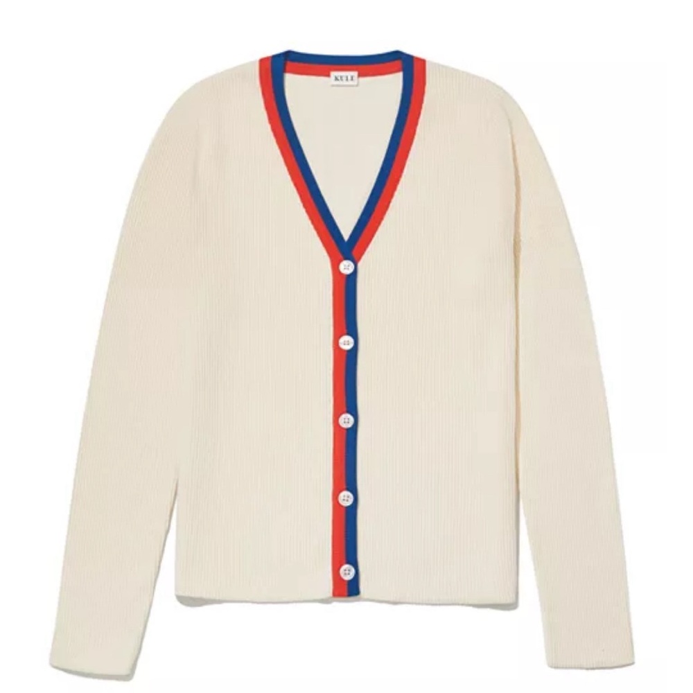 KULE Tommi Cream Cotton Cardigan